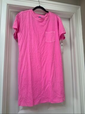 Old Navy Pink T-Shirt Dress